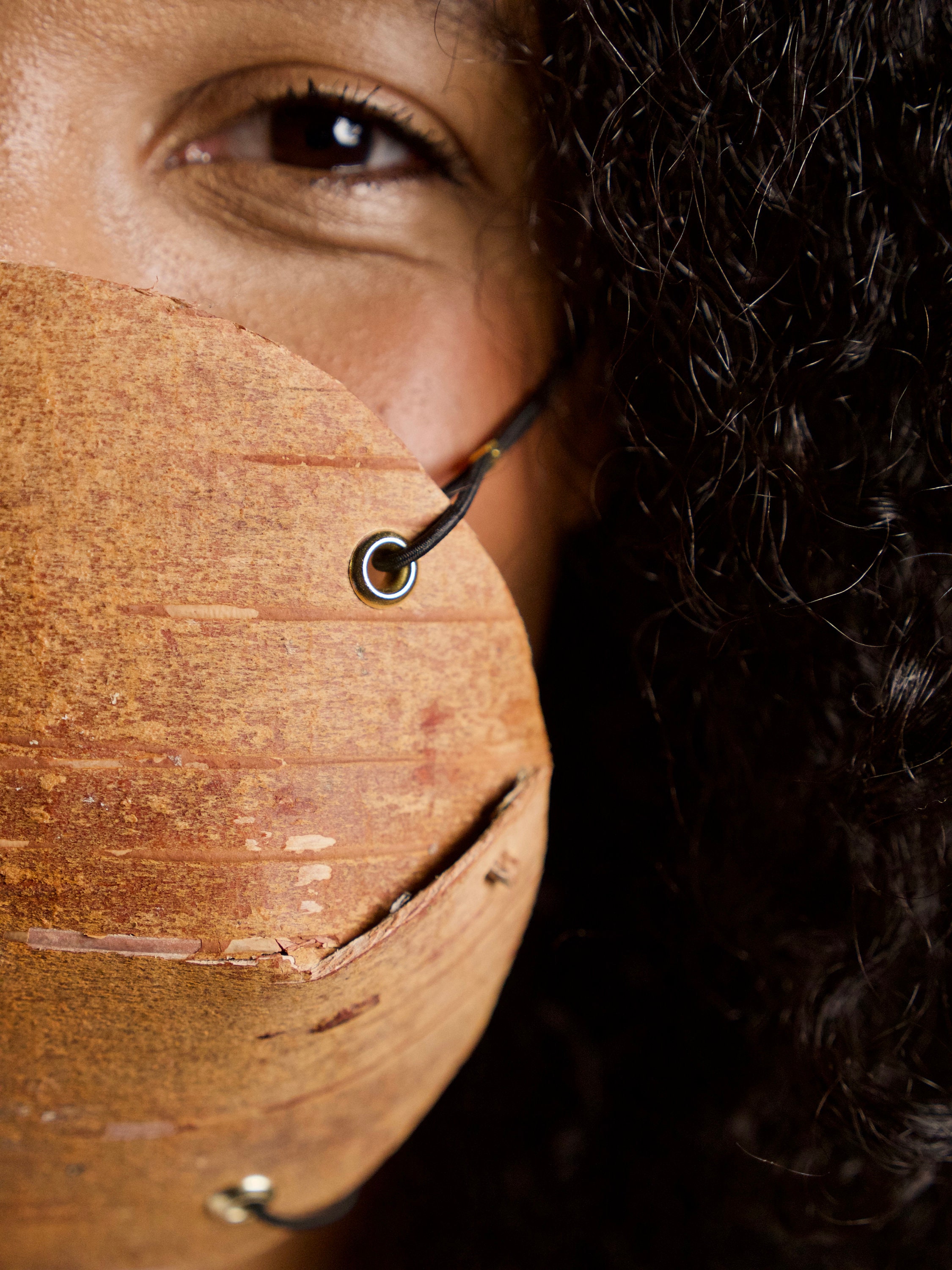 Face Mask From Birch Bark Etsy