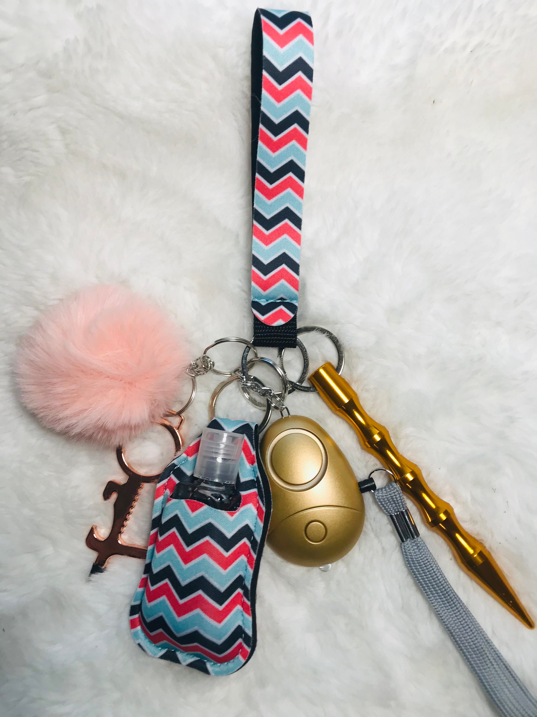 Safety keychain for Women / Diva Keychain/ Girlfriend Birthday Etsy