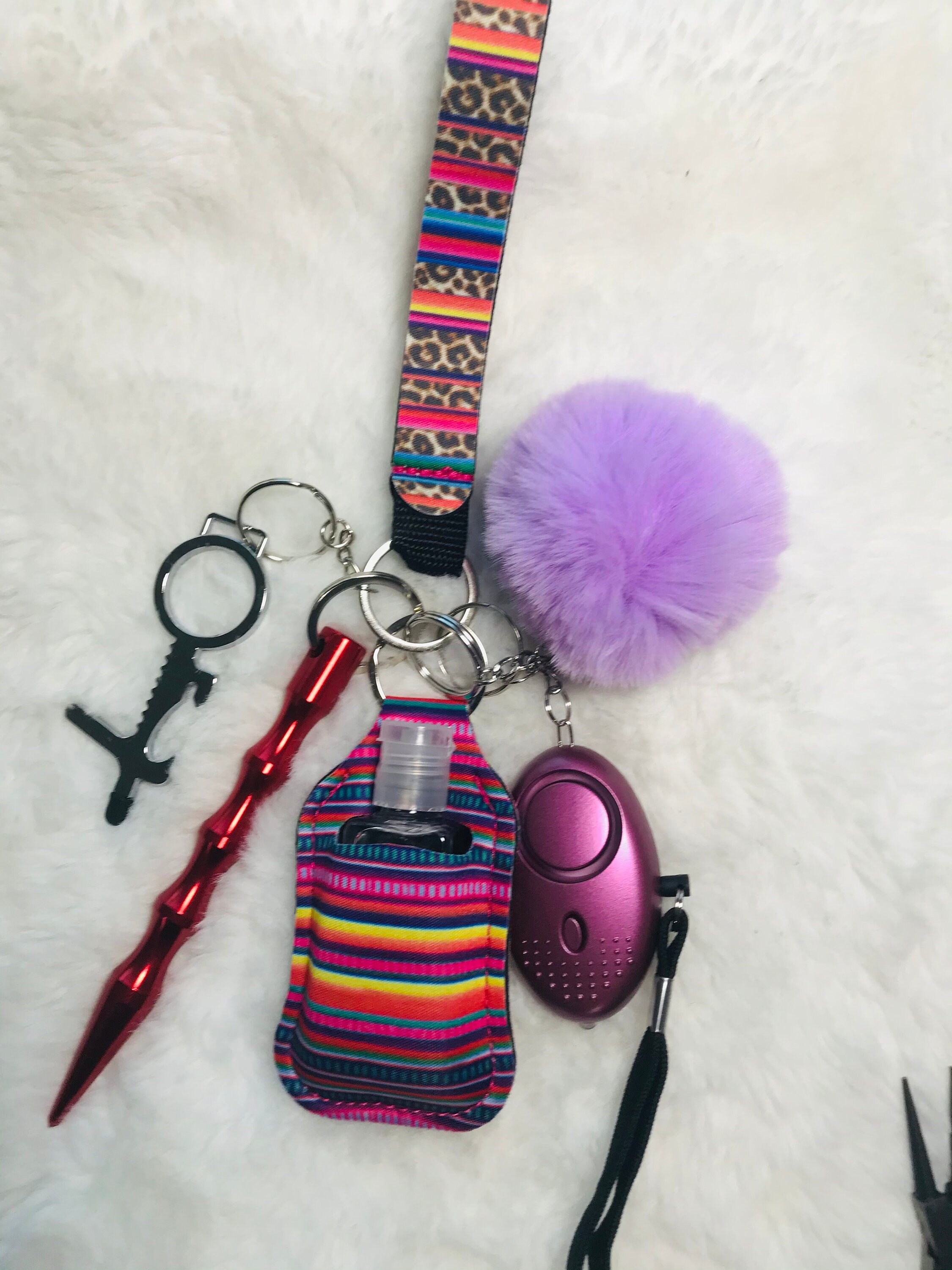 Safety keychain for Women / Diva Keychain/ Girlfriend Birthday Etsy