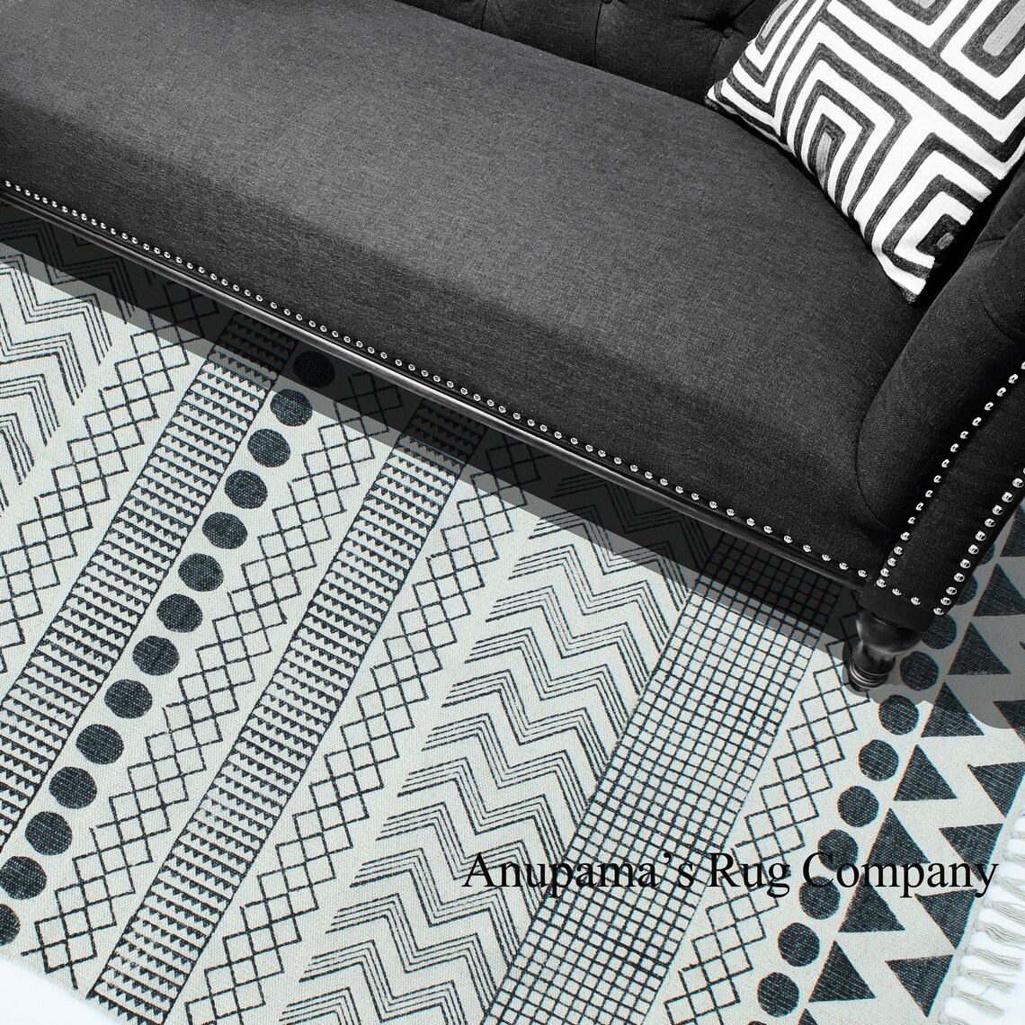 Area rug 6x9 feet size cotton rug office rug floor rug Etsy