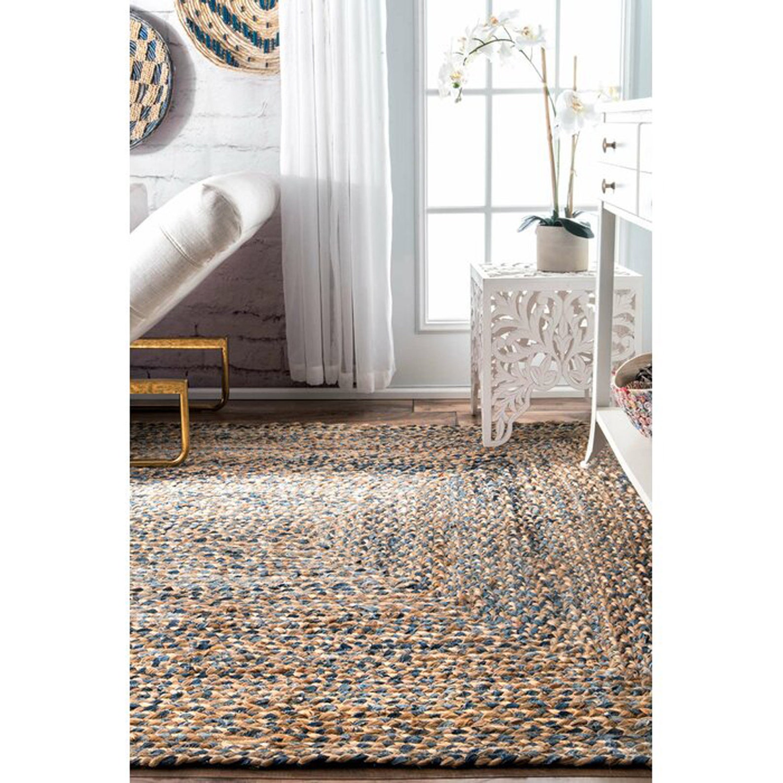 Area Rug 4x6 Feet Size Kilim Rug Office Rug Jute Rug Floor Etsy