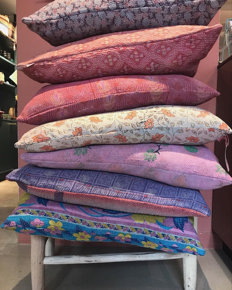 Cushion Cover 6 Pcs Set Cushion ,sham ,kantha Quilt Cushion Cover