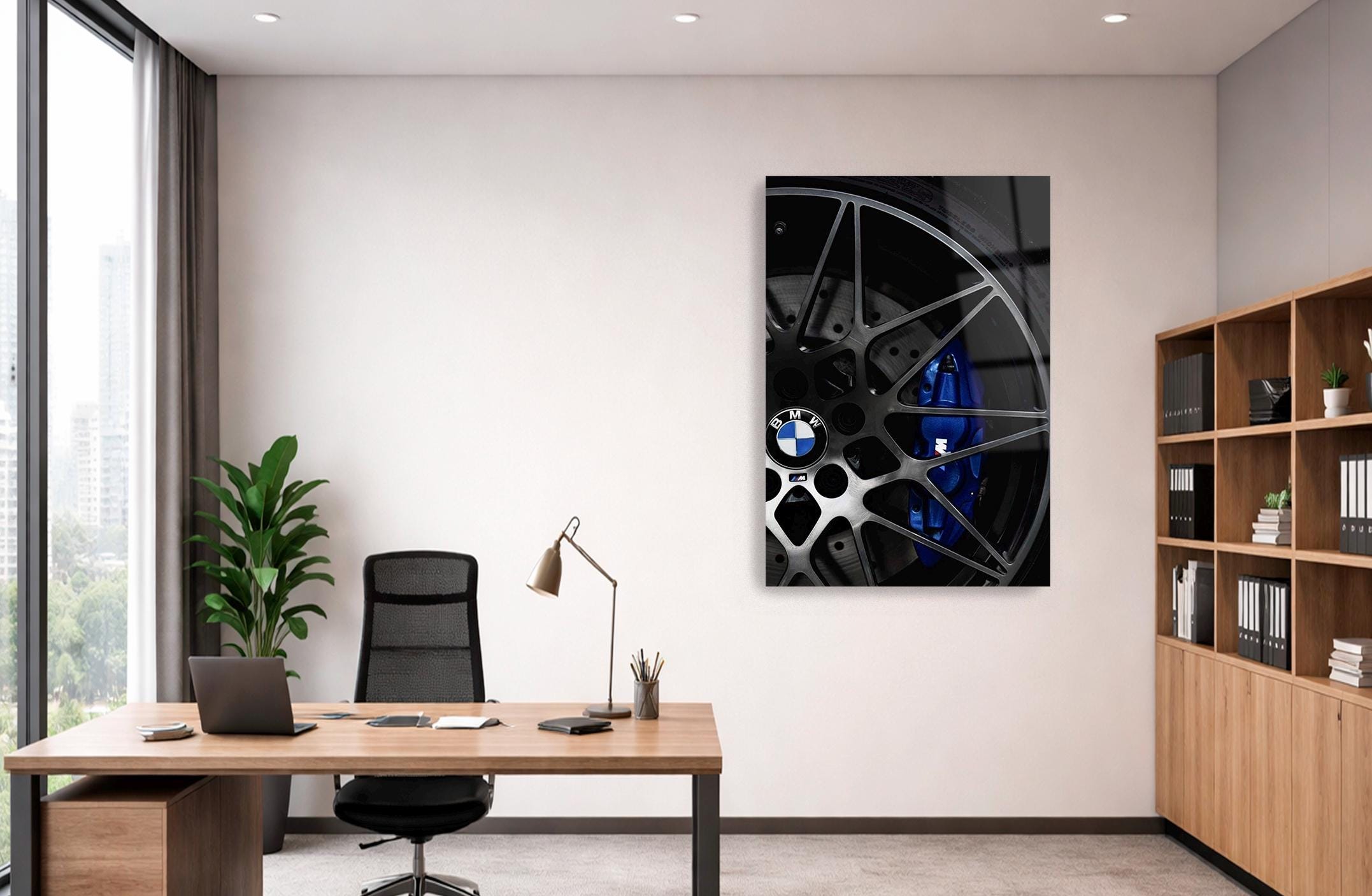 Decorative Glass Rims BMW Wheel Rim - Tempered Glass Wall Art, Cars Decor & Gift - Etsy