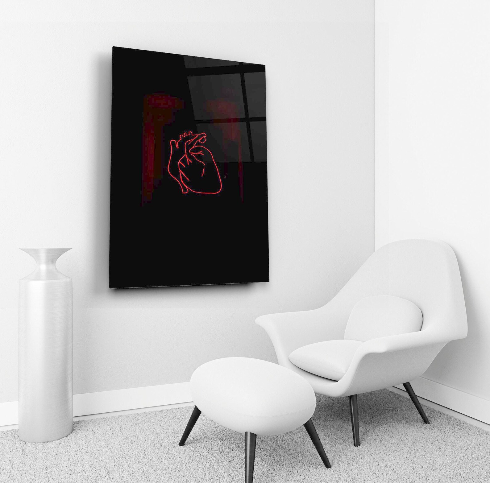 Anatomical Heart Glass Wall Art Anatomy Art Medical Laboratory - Etsy