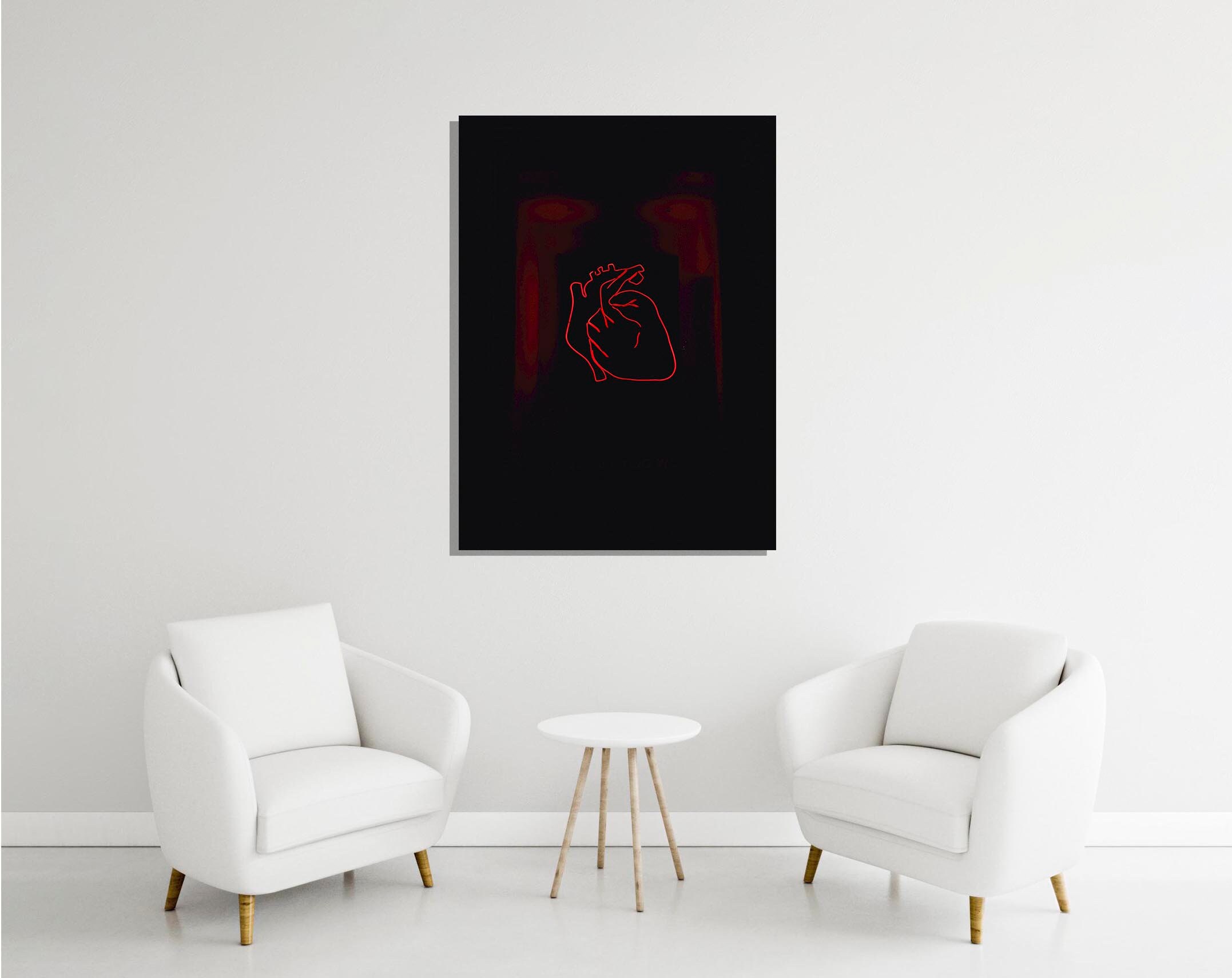 Anatomical Heart Glass Wall Art Anatomy Art Medical Laboratory - Etsy