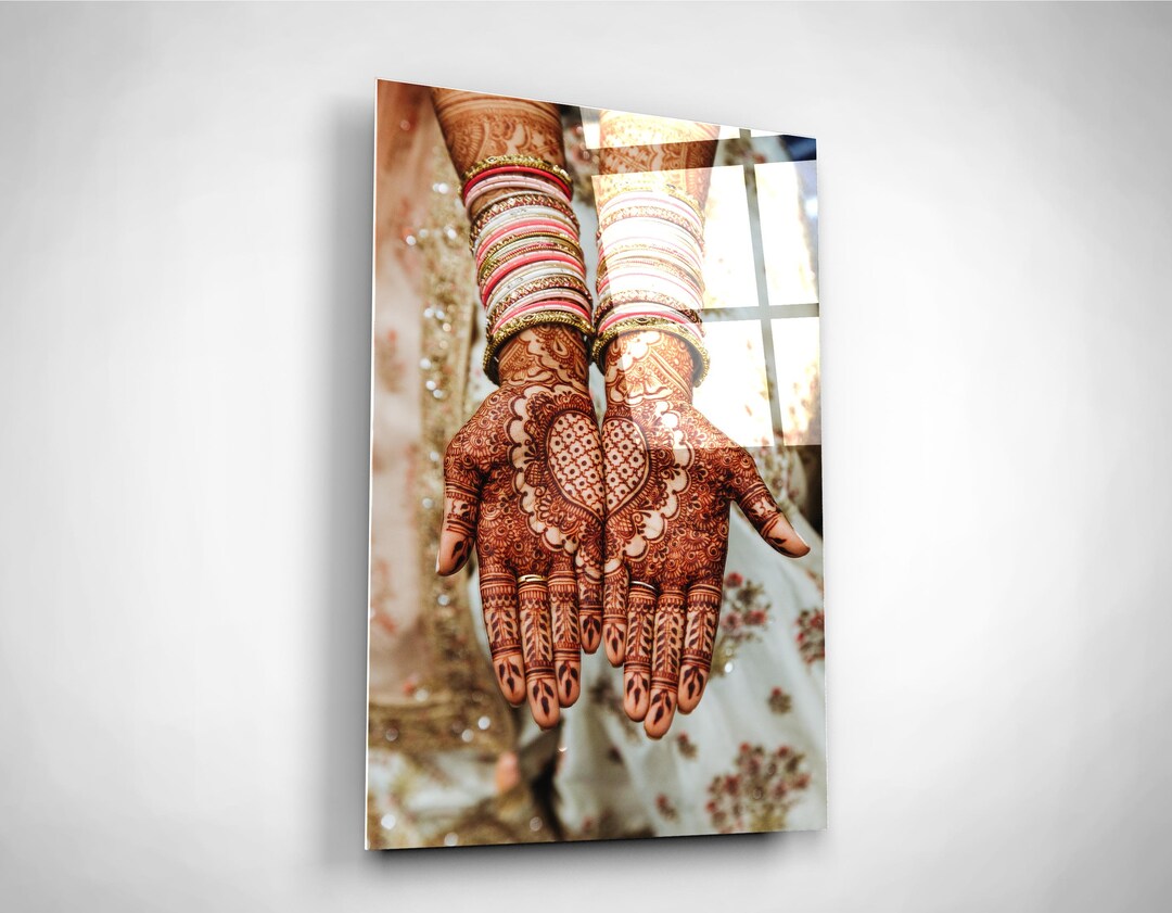 Indian Henna Wall Art Traditional Arabic Cultural Art Artist Etsy UK