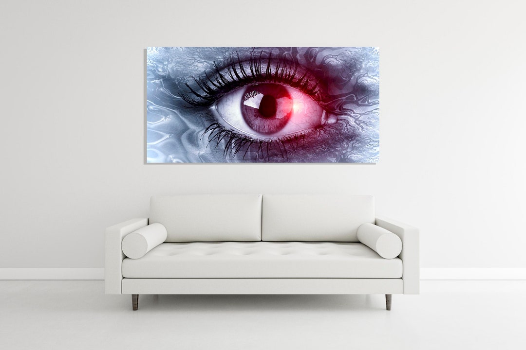 Abstract Eye Wall Art Surreal Panorama Anatomy Art Print on Etsy