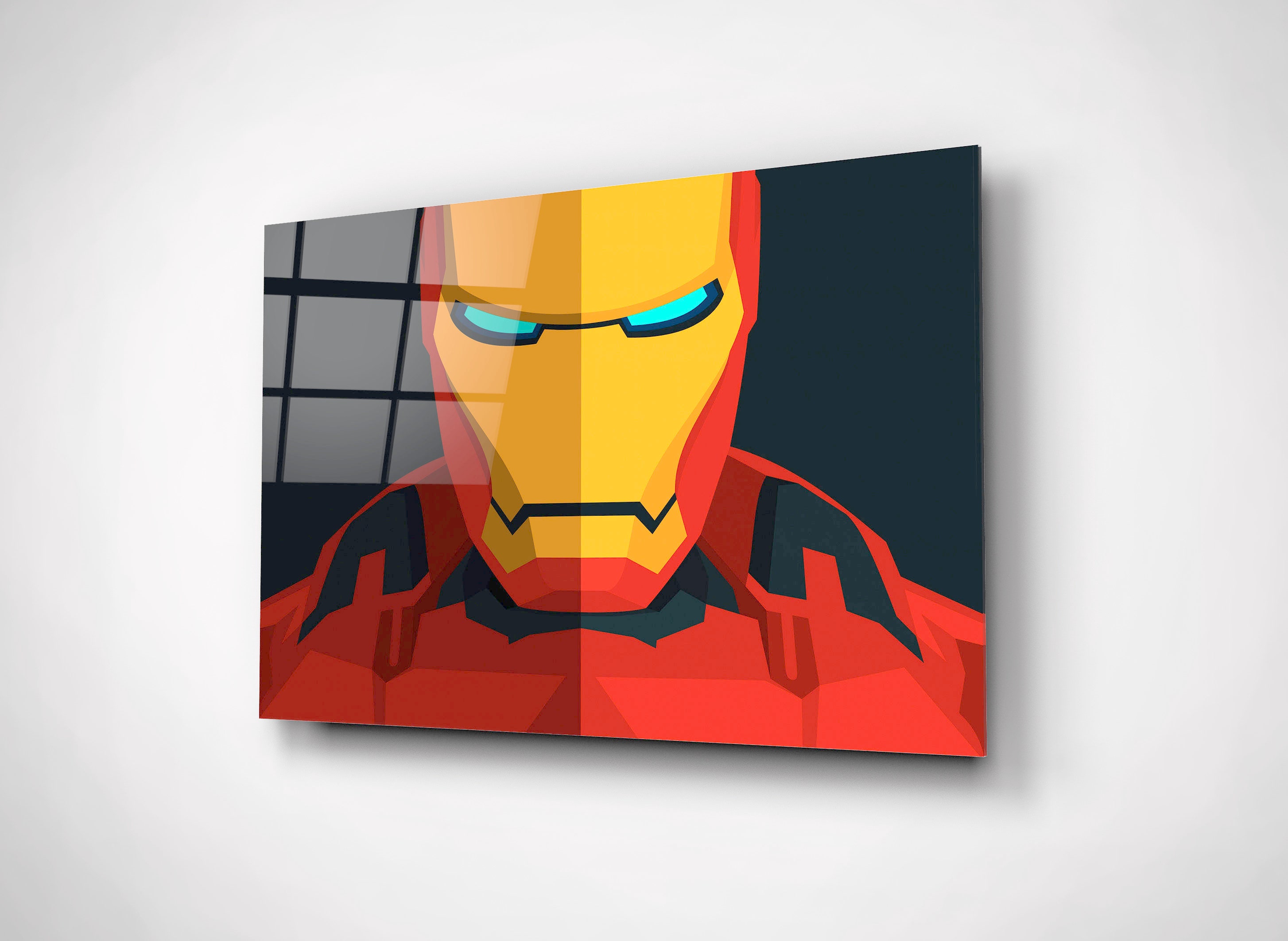 Iron Man Pop Art Iron Man Wall Art Marvel Wall Decor Etsy
