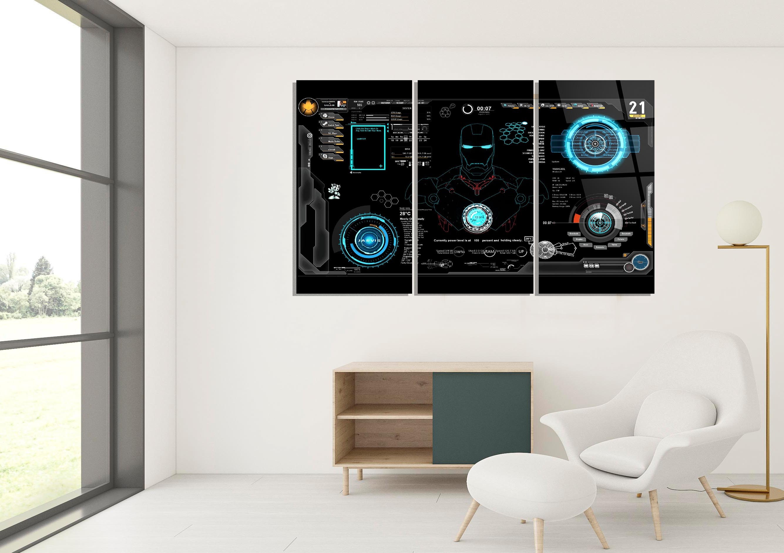 Sticker Iron Man et Tony Stark - ® Décoration Murale
