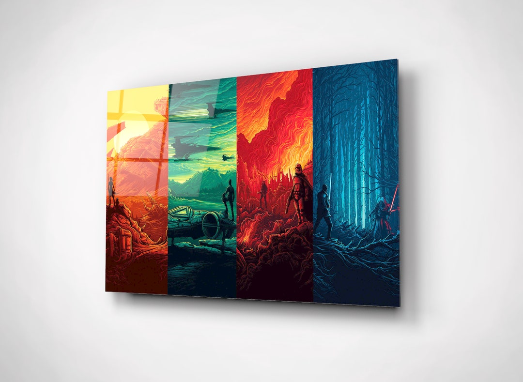 Star Wars Wall Art Movie Scene Printable Art Fantasy Etsy