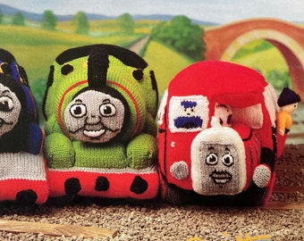 Toys, Sweater Hat & Mittens. Thomas Tank Engine pattern booklet. Many designs to knit. Instant Download knitting pattern