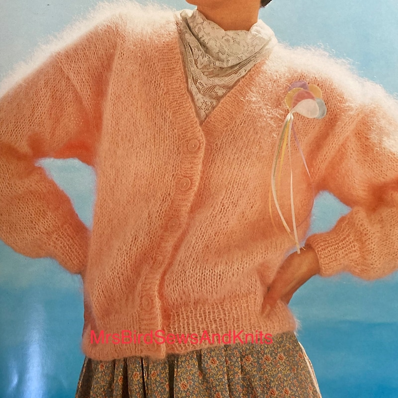 Dreamy Mohair Wool Cardigan