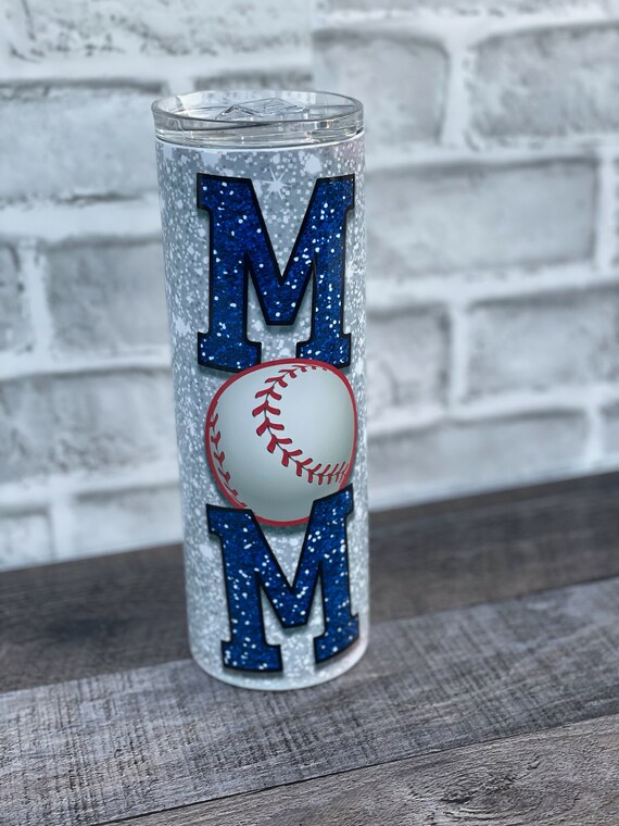Baseball Mom Sublimation Tumbler, Sports Mom Gift, Personalized Tumbler, Mom Life Drinkware, Unique Gift for Her