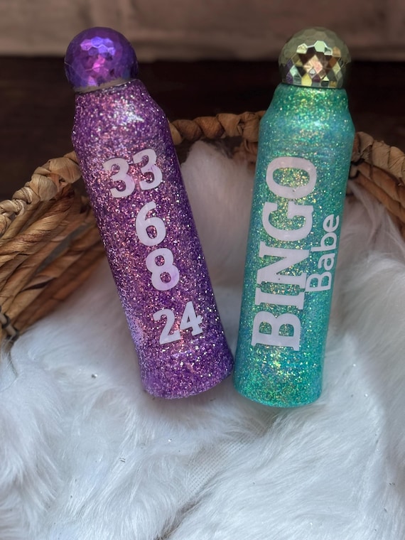 Sparkle Glitter Bingo Dauber, Fun Bingo Ink Marker, Glitter Bingo Accessory, Game Night Supplies, Craft Ink Dauber