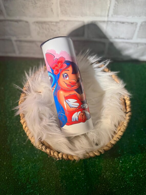 Stitch Inspired Tumbler, Personalized Drinkware, Lilo and Stitch Cup, Custom Tumbler, Gift For Disney Fans, Cute Cup
