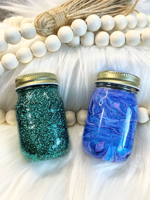 Glitter Mason Jar shot Glasses