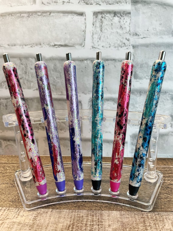 Foiled Glitter Gel Pens, Sparkly Writing Pens, Metallic Colors, Journaling Pens, Coloring Pens, Planner Accessories