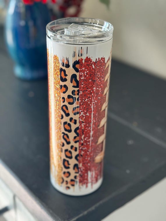 Football Sublimation Tumbler, Sports Fan Drinkware