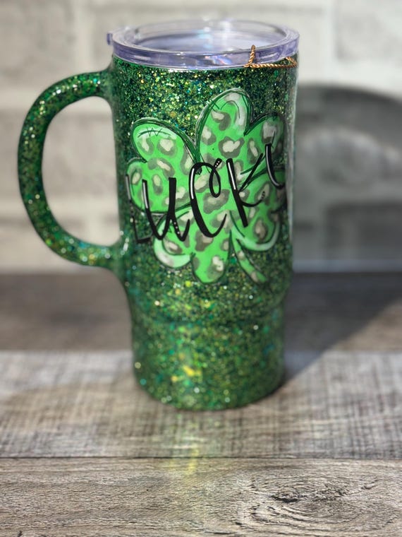 Lucky Coffee Mug, Ceramic Mug, Good Luck Cup, Tea Lover Gift, Office Mug, Lucky Gift, Coffee Cup Gift, Morning Coffee