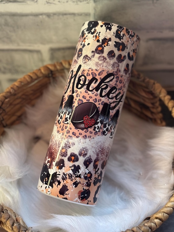 Hockey Mom Tumbler, Personalized Travel Cup, Hockey Gift, Mom Gift, Sports Tumbler, Customizable Cup