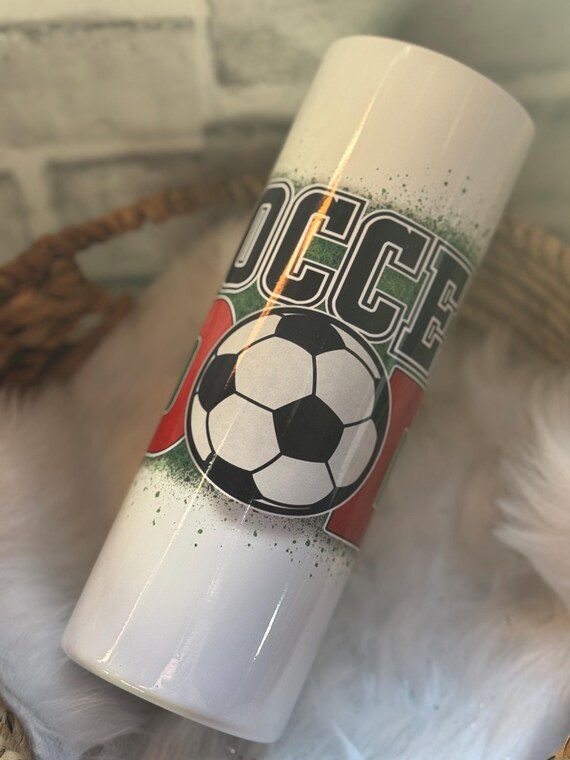 Soccer Dad Tumbler, Sports Dad Gift, Travel Mug, Father's Day Gift, Coffee Tumbler, Dad Birthday Gift