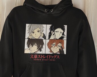 Anime Bungou-Stray Dogs Felpe Divertenti Dazai Osamu Cartoon Print Pullover Top Inverno Casual Oversize Harajuku Casual Felpe da Donna