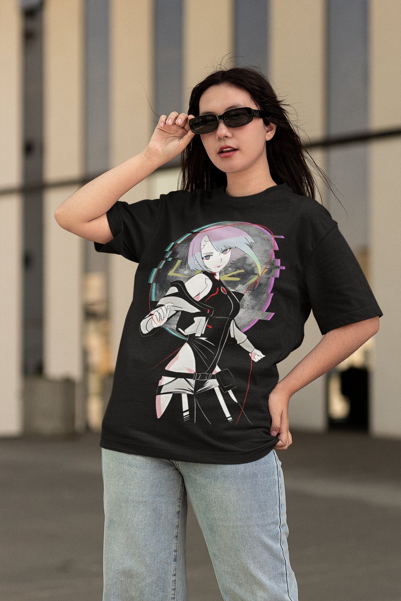 Cyberpunk Edgerunners Shirt Edge Runners DAVID & LUCY Neon Etsy