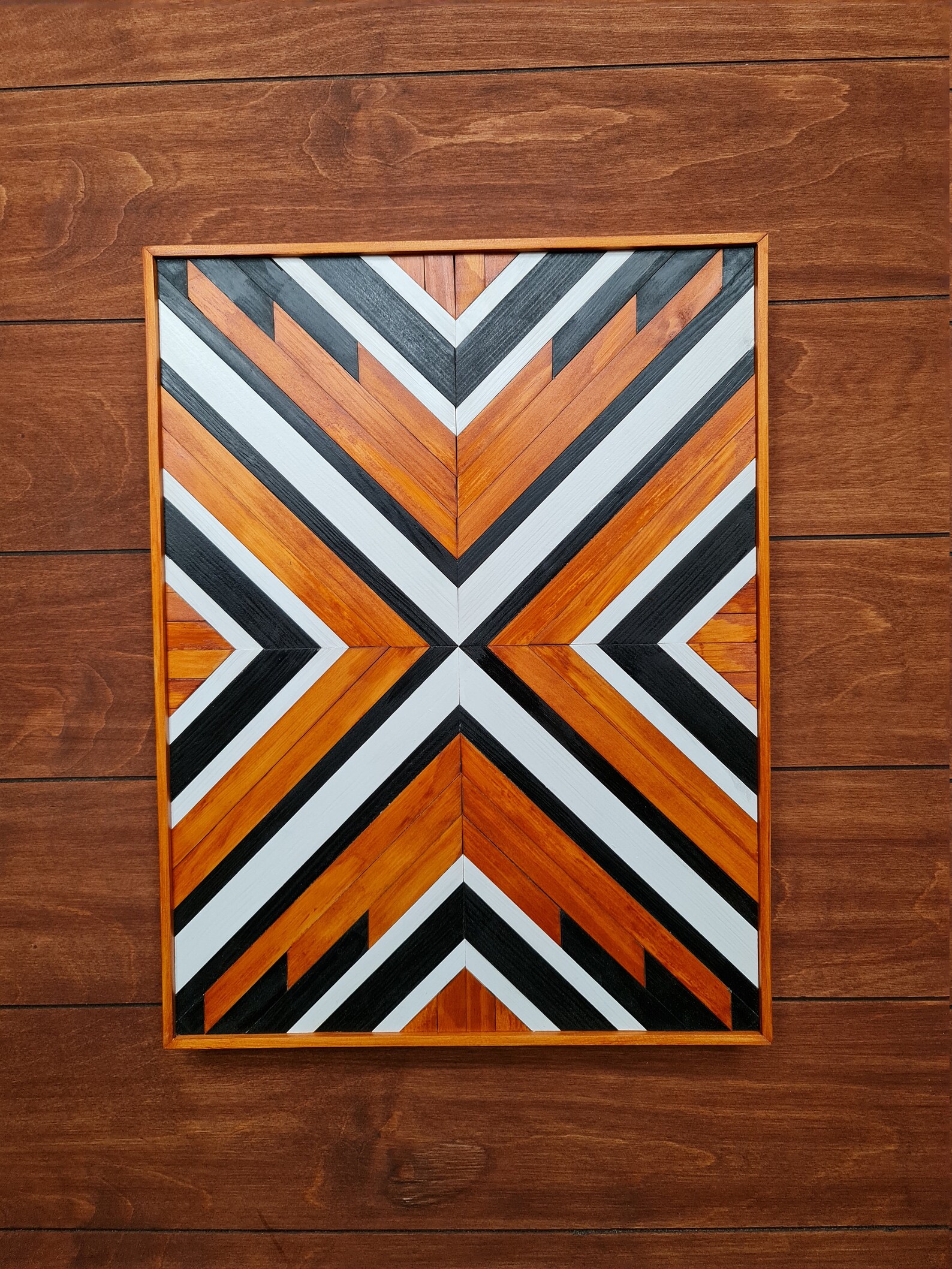 Tribal Wood Wall Art Wall Décor Custom Made Panel Wall Etsy