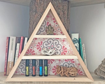 Houten boekenplank
