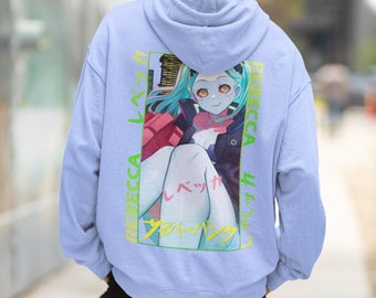 Cyberpunk Edgerunners Hoodie, Edge Runners DAVID & LUCY Neon Cyberpunk Edgerunners Hoodie, Edge Runners DAVID & LUCY Neon