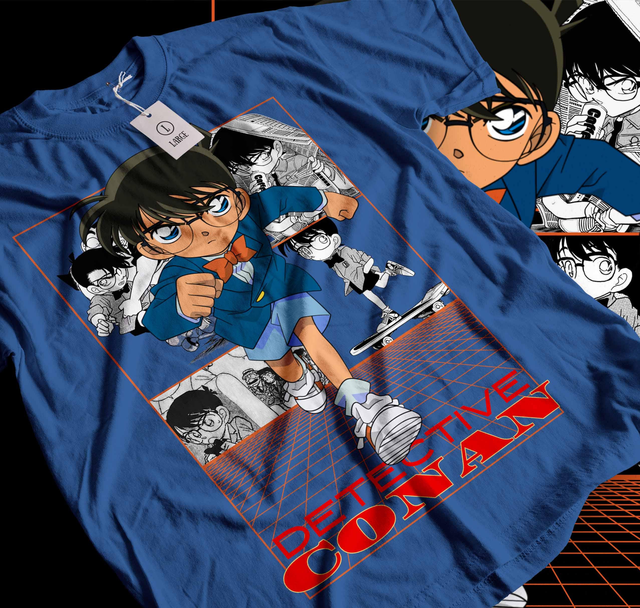 コナン　tシャツ　ヴィンテージ 90年代のヴィンテージ名探偵コナンアニメTシャツ - Etsy 日本