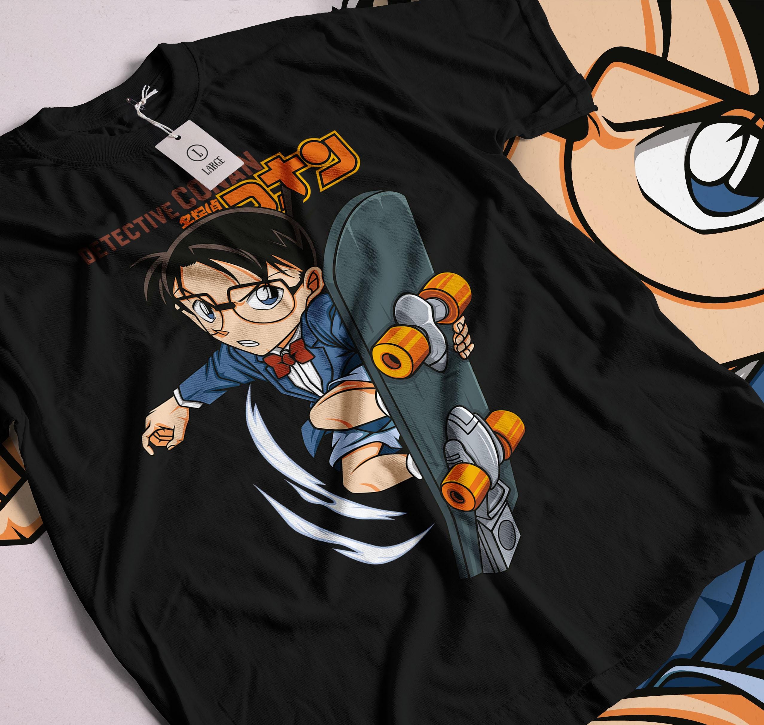 Vintage 90s Detective Conan Anime Tshirt - Etsy