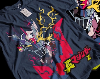 Camiseta Mazinger Z Estilo japonés / Unisex / 100% algodón.