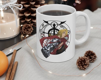 Full metal Alchemist Mug,FMAB Mug, Fullmetal Alchemist,Brotherhood Mug, Alphonse Elric, Edward Elric,fma Mug, Anime, fullmetal Mug5