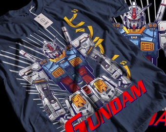 Camiseta unisex de Gundam, camiseta de anime de los 90, camiseta vintage, camiseta para amantes del anime robot, camiseta de anime, camiseta de manga japonesa, camiseta retro de anime de Gundam