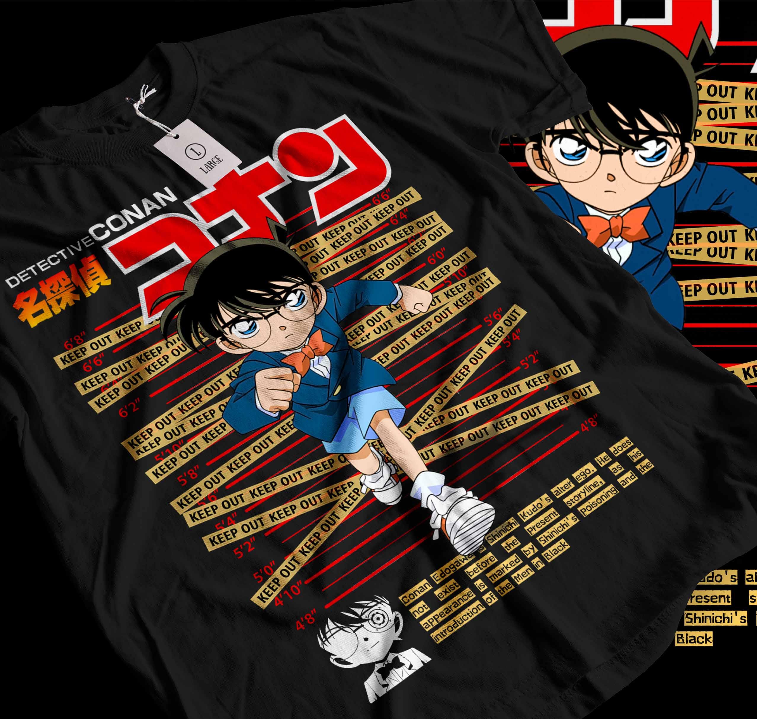 90年代のヴィンテージ名探偵コナンアニメTシャツ - Etsy 日本