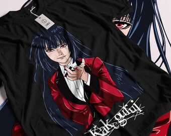 賭ケグルイ 夢子 アニメ Tシャツ ユニセックス、アニメ マンガ シャツ