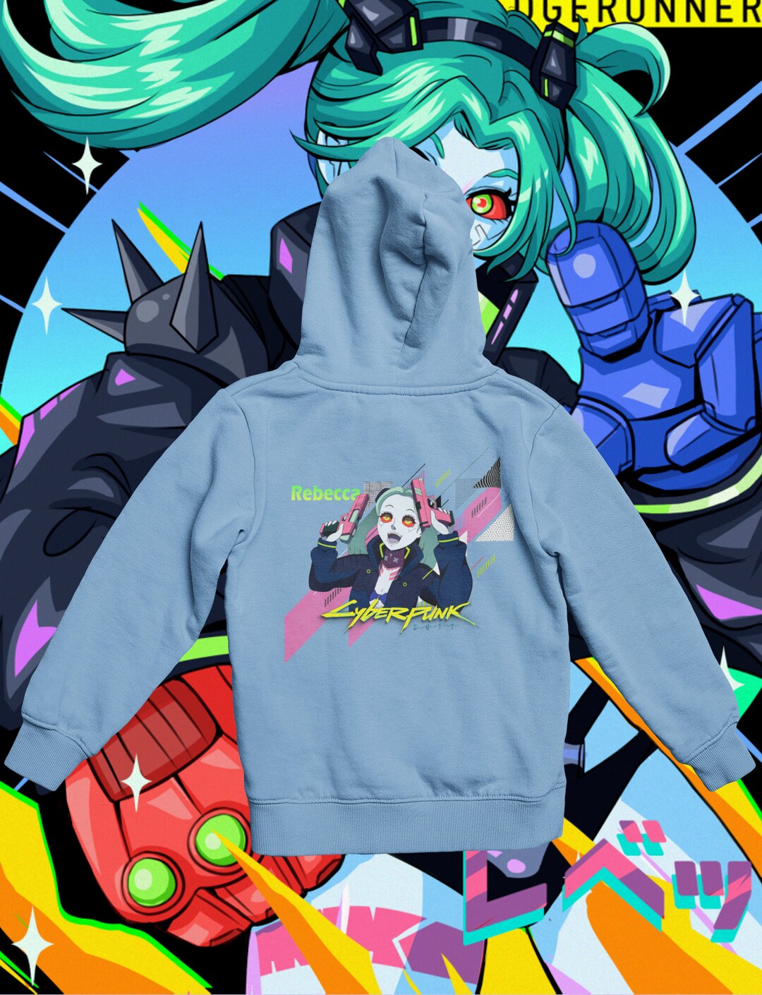 Cyberpunk Edgerunners Hoodie, Edge Runners DAVID & LUCY Neon Cyberpunk Edgerunners Hoodie, Edge Runners DAVID & LUCY Neon