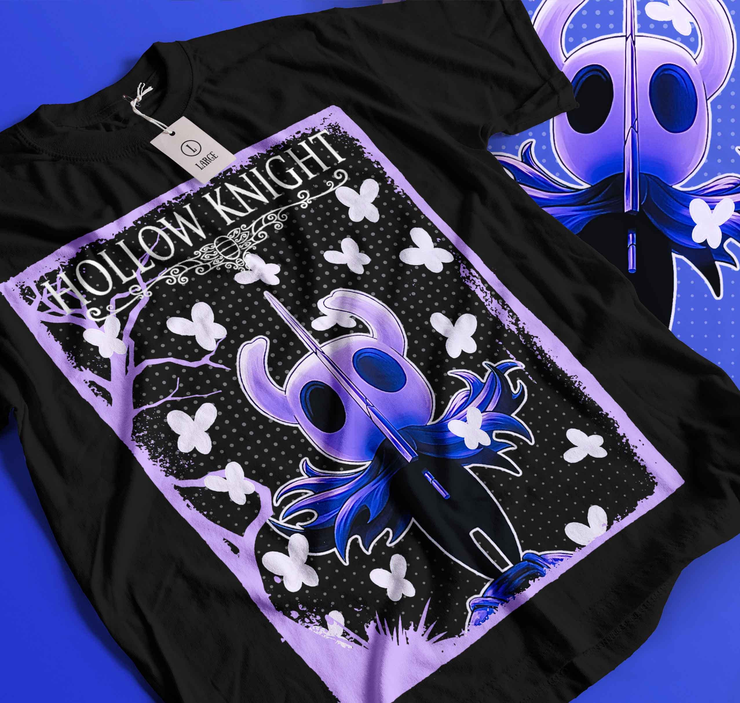 T-shirt Gamer Hollow Knight Silksong - Unisexe, Coupe Décontractée - Plusieurs Tailles Du XXS Au XXXXL - Idéal Cadeau Pour Fan De Jeux Indés - 7