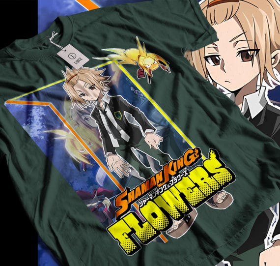 シャーマンキング 麻倉葉 Tシャツ / 100% コットンTシャツ / メンズ