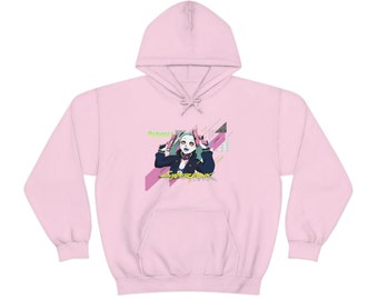 Pink Walmart Neon Hoodies Cyberpunk Edgerunners Hoodie, Edge Runners DAVID  LUCY Neon Shirt