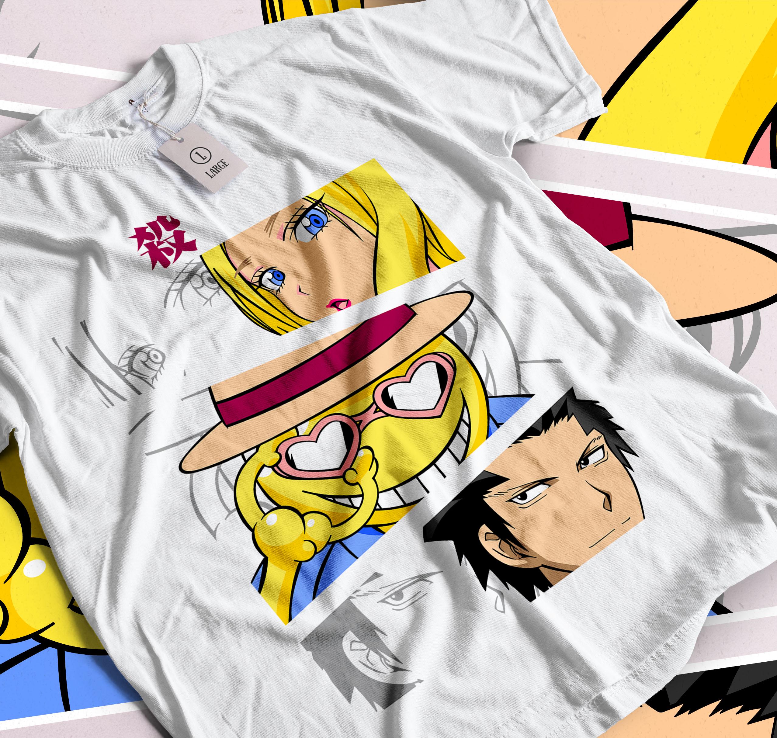 殺せんせーシャツ - 暗殺教室シャツ、暗殺教室Tシャツ、アニメシャツ 