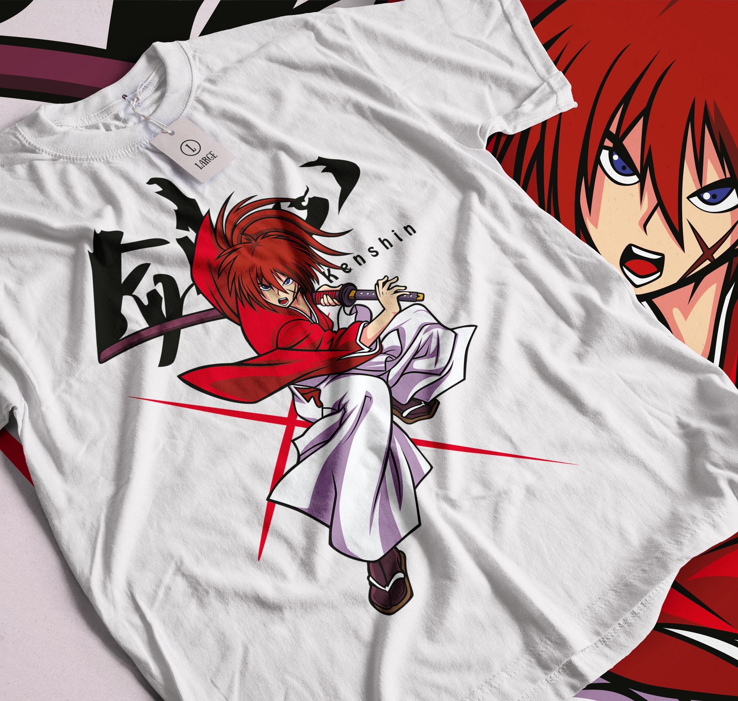 ゲームシャツ、キュロットパンツ Unisex Custom Samurai Kenshin Fan Unisex Jersey Short Sleeve Tee