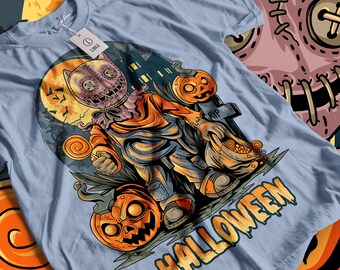Maglietta di Halloween Maglietta con zucca Maglietta grafica Jack o Lantern Maglietta con zucca Raccolto autunnale Magliette autunnali carine