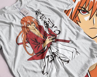 Fan de kenshin samouraï personnalisé unisexe T-shirt unisexe à manches courtes en jersey
