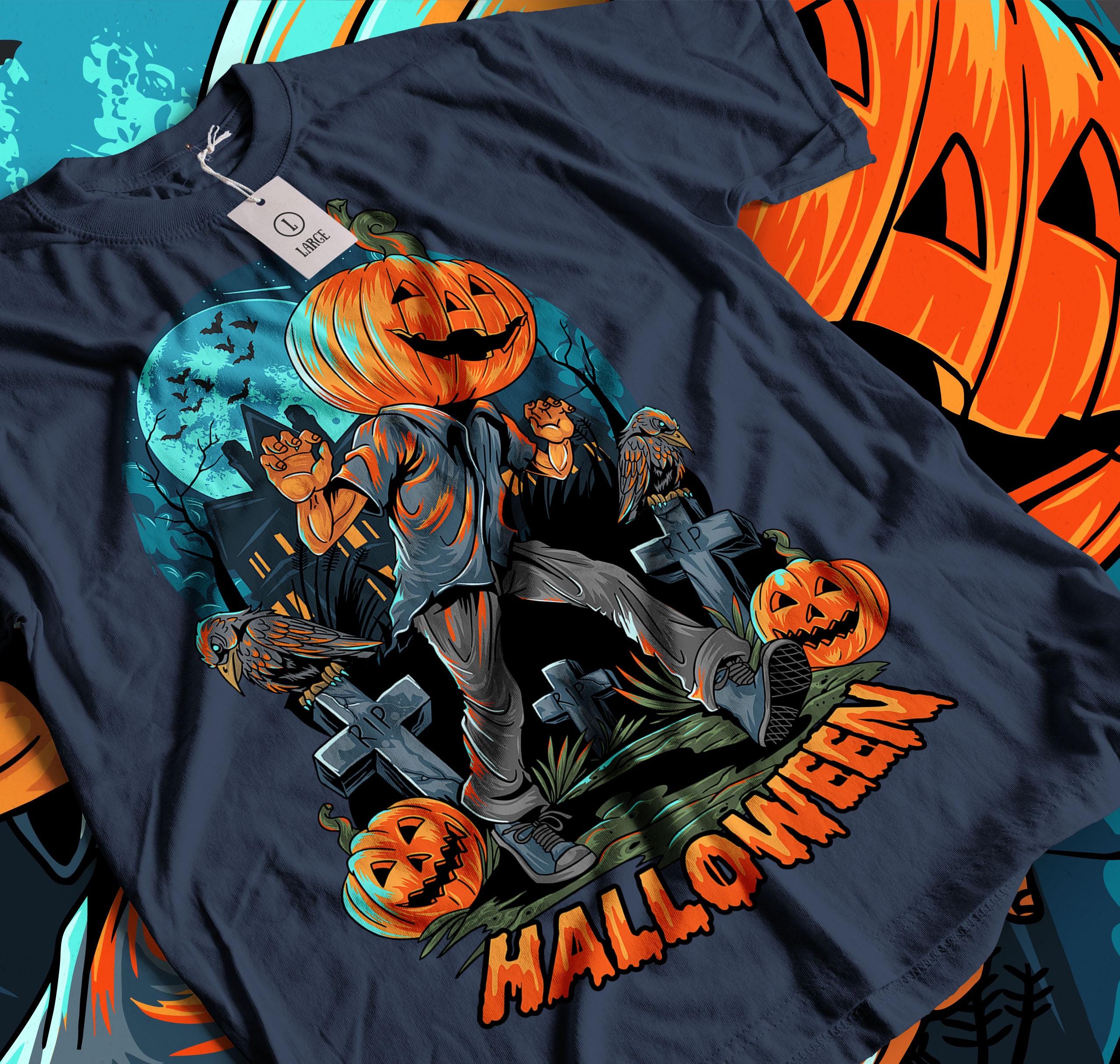 Halloween Shirt Pumpkin Shirt Jack O Lantern Graphic Shirt Pumpkin