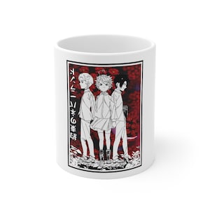 the promised neverland Mug, yakusoku no neverland Mug, emma Mug, norman Mug, ray Mug, anime Mug, manga Mug, cute Mug, tpn Mug3.