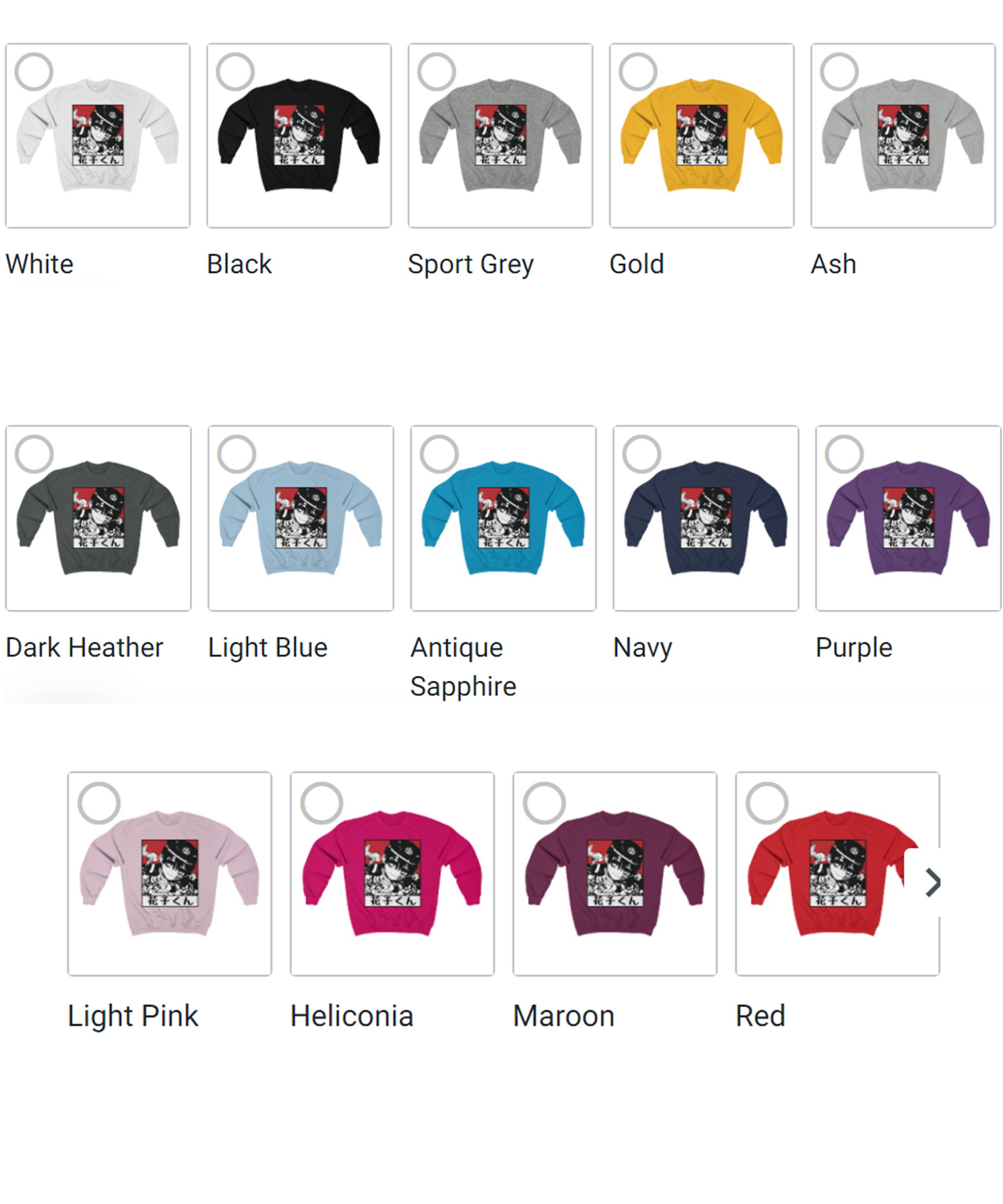 hanako様 Unisex Hanako Kun Sweatshirt, Toilet Bound Sweatshirt