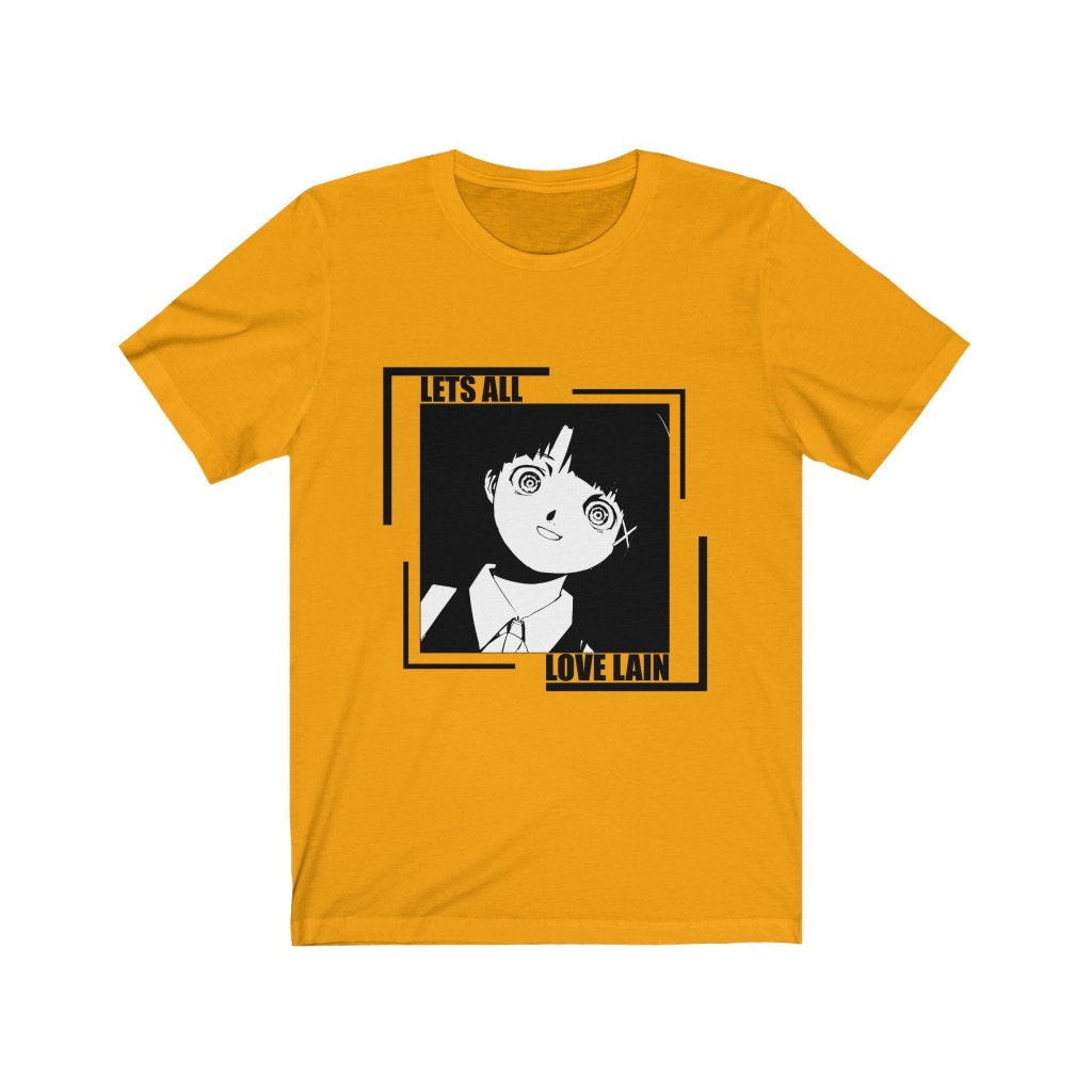 Serial Experiments Lain Tシャツ、SFアニメグラフィックTシャツ（男女
