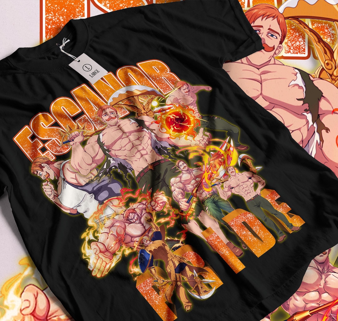Camiseta unisex de Escanor, camiseta de Los Siete Pecados